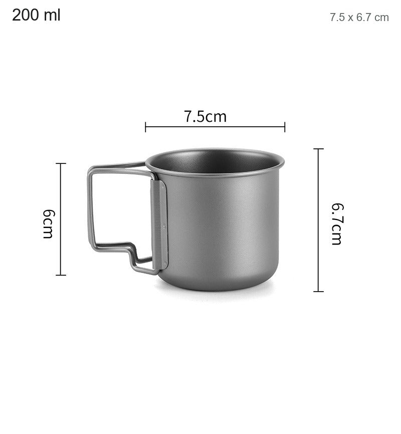 Cenovis titanium camp mug — var 200ml