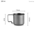 Cenovis titanium camp mug — var 200ml