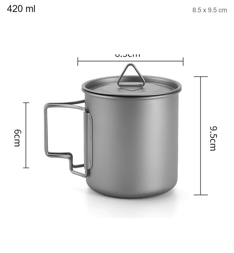 Cenovis titanium camp mug — var 420ml