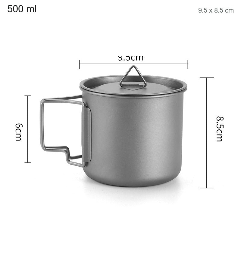 Cenovis titanium camp mug — var 500ml